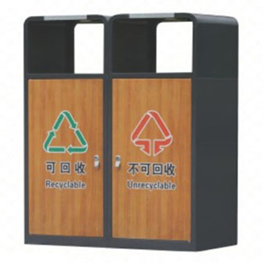 钢制垃圾桶05